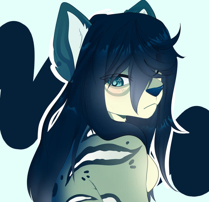 Flat Color Headshot